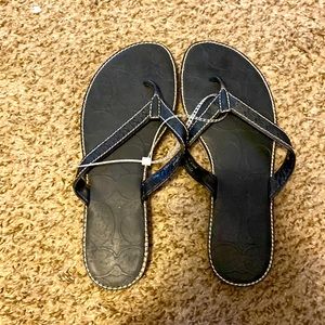 Coach flip flops